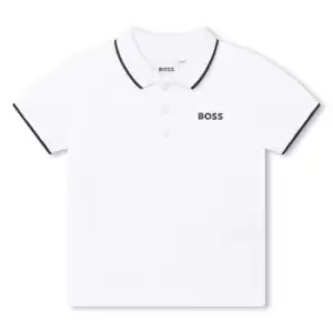 Boss Small Logo Polo Infant Boys - White