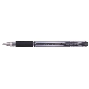 Uni Ball Signo UM 151S Gel Grip Rollerball Pen Line Width 0.4mm Tip Width 0.7mm Black 1 x Pack of 12 Pens