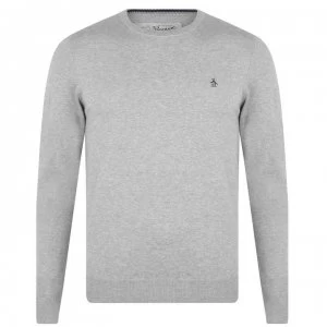 Original Penguin Crew Knit Sweater - Grey 080