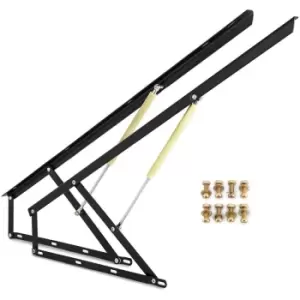 1 Pair of 4FT Pneumatic Sofa Bed Lift Up Mechanism Kits for Under Bed Storage