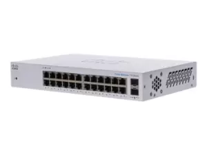 CBS110 - Unmanaged - L2 - Gigabit Ethernet (10/100/1000) - Full duplex - Rack mounting - 1U