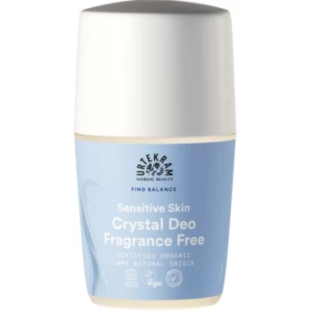 Urtekram Org Balanced Fragrance Free Crystal Deodorant - 50ml