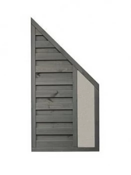 Rowlinson 6X3 Angled Palermo Screen Solid Infill 3Pk