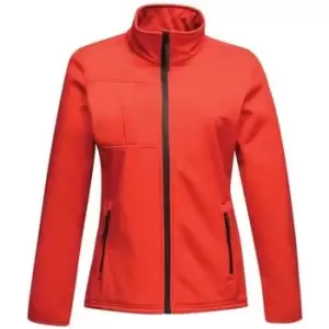 Professional OCTAGON II Waterproof Softshell Jacket mens Fleece jacket in Red - Sizes UK 10,UK 12,UK 16,UK 18
