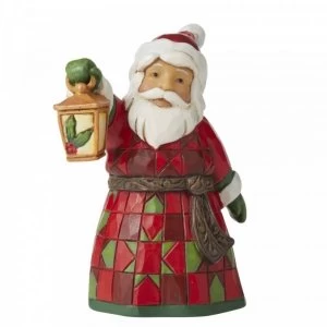 Santa with Lantern Mini Figurine by Jim Shore