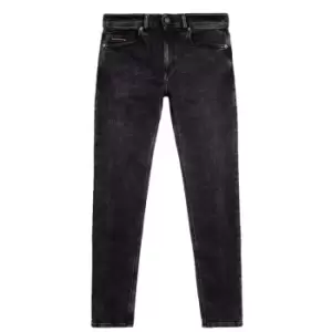 Diesel Sleenker Skinny Jeans - Black