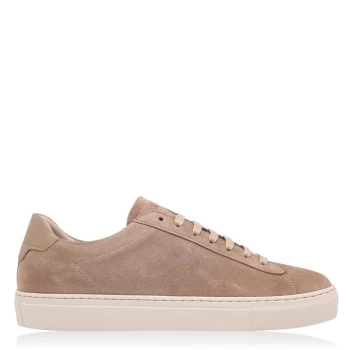 Reiss Finly Low Top Suede Trainers - Grey