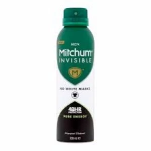Mitchum Pure Energy Invisible Anti-Perspirants 200ml
