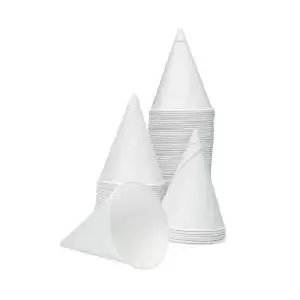 4Oz Water Drinking Cone Cup White Pack of 5000 ACPACC04 CPD40115