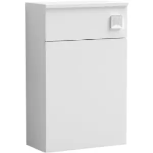 Arno Compact Back to Wall wc Unit 500mm w x 260mm d - Gloss White - Nuie