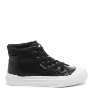 Rocket Dog Cheery Black High Top Trainers