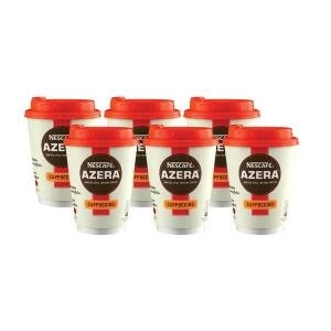 Nescafe & Go Azera Cappuccino Cups and Lids Pack of 6