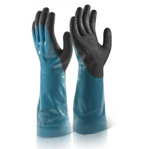 BFlex Medium Chemical Gloves Blue