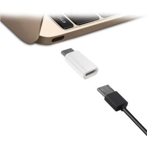 Jivo Technology Micro USB to USB-C Adaptor- White