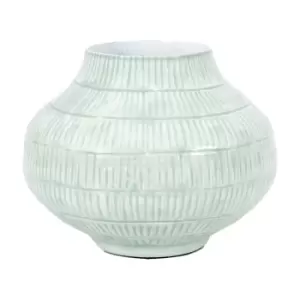 Gallery Interiors Emma Vase in Pale Sage / Small