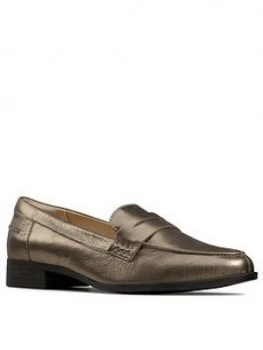 Clarks Hamble Leather Loafer - Stone