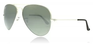 Ray-Ban 3025 Aviator Sunglasses Silver Mirror W3275 55mm