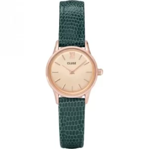 Ladies Cluse Vedette Rose Gold Lizard Watch