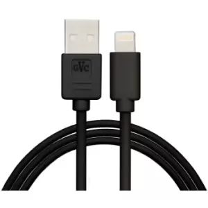 GVC - usb to 8-Pin Data Cable for Syncing & Charging, 1 Metre - Black