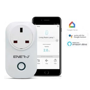 ENER-J WiFi Energy Monitoring Smart UK Plug