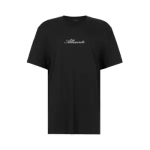 AllSaints AllSaints Vita Boyfriend T-Shirt Womens - Black