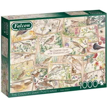 Falcon de luxe The Country Diary: Postcards Jigsaw Puzzle - 1000 Pieces