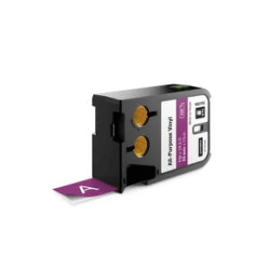 Dymo 1868793 White on Purple Label Tape 24mm x 7.5m