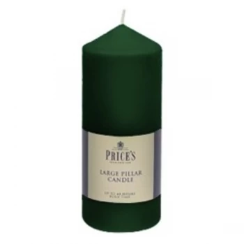 Price's Candles 6" Pillar Candle Green
