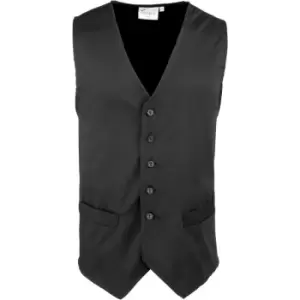 Mens Hospitality / Bar / Catering Waistcoat (m) (Black) - Black - Premier