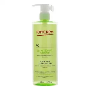 Nigy Topicrem Ac Cleansing Gel Purifying Sensitive Skin Mixed and Greasy 400ml
