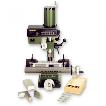 Proxxon FF 230 Micro Mill - 4 Piece Proxxon Milling Cutter Set 2,3,4 & 5mm - 24610