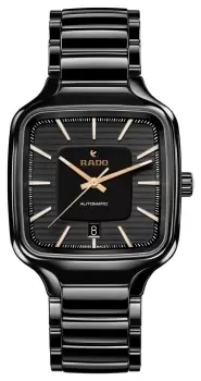 RADO R27078172 True Square Automatic Black Dial Black Watch