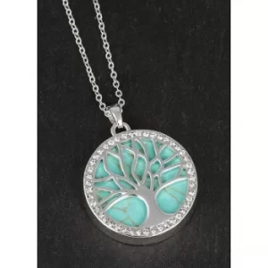 Equilibrium SP Turquoise Tree of Life Necklace
