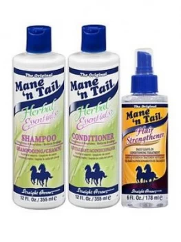 Mane 'N Tail Herbal Essentials Shampoo, Herbal Essentials Conditioner & Hair Strengthener