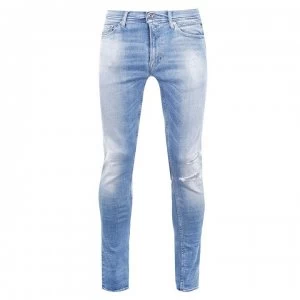 Replay Washed Skinny Jeans Mens - Light Blue