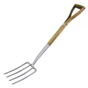 Rolson Stainless Steel Digging Fork with Ash Handle