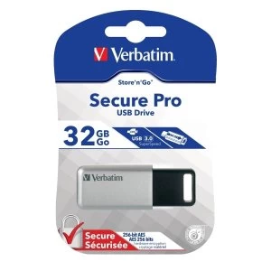 Verbatim Secure Pro 32GB USB Flash Drive