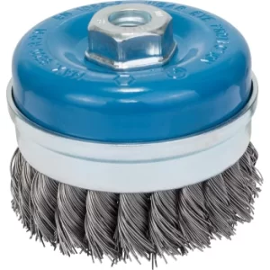 Bosch 0.5mm Knotted Steel Wire Cup Brush 90mm M14 Thread