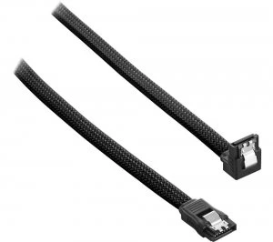 ModMesh 30cm Right Angle SATA 3 Cable - Black