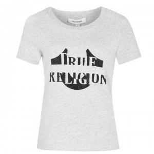 True Religion Morgan T-Shirt - Grey Marl