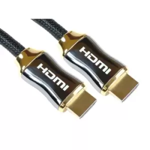 Cables Direct HDMI/HDMI M/M 0.5m HDMI cable HDMI Type A (Standard) Black Gold