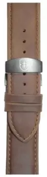 Elliot Brown STR-L08 Mens 22mm Brown Leather Deployant Watch