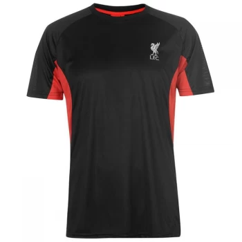 Source Lab Liverpool Poly T Shirt Mens - Black