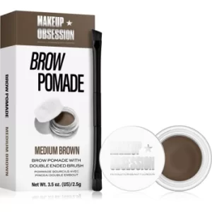 Makeup Obsession Brow Pomade Eyebrow Pomade Shade Medium Brown 2.5 g