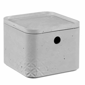 Curver Beton Storage Box with Lid 3 Litre, Grey