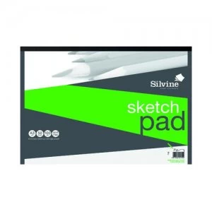 Silvine Drawing Pad Acid Free Cartridge Paper 50 Sheets A3 475