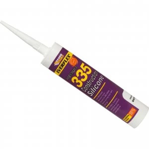 Everbuild Construction Silicone Sealant Clear 310ml