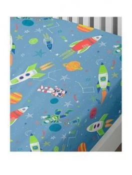 Bedlam Supersonic Glow In The Dark Junior Fitted Sheet