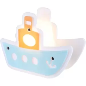 Glow Boat Table Lamp LED Children's Bedside Lighting - Multicolour - Litecraft