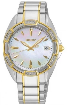 Seiko Conceptual Series Womens Two Tone Gold Bracelet Watch